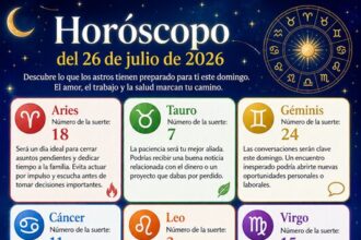 Horóscopo del 26 de julio de 2026