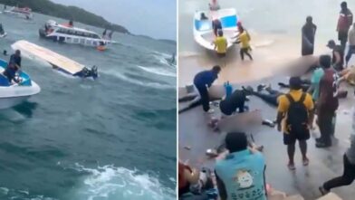 Al menos 15 personas murieron en Vietnam al volcar un barco turístico 