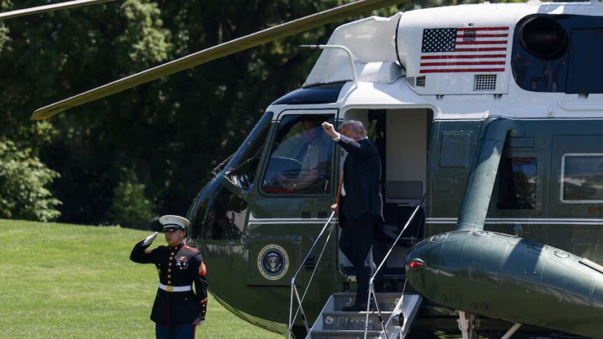 Trump construirá un helipuerto en la Casa Blanca para operar la nueva flota presidencial Marine One