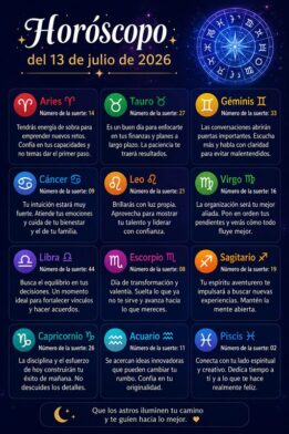 Horóscopo del 13 de julio de 2026