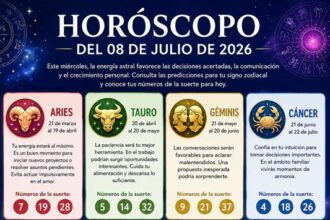 Horóscopo del 08 de julio de 2026