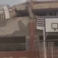 Colapsa colegio en Caracas por daños dejados tras sismos en Venezuela