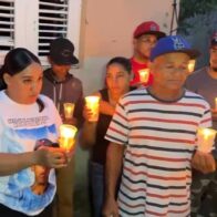 Falpo realiza encendido de velas para exigir justicia por la muerte de Ángel Manuel Luna