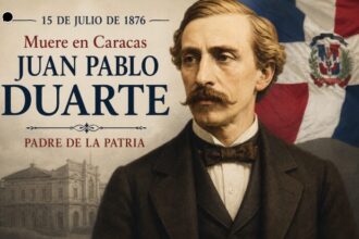 15 de julio de 1876: Muere en Caracas Juan Pablo Duarte, Padre de la Patria Dominicana