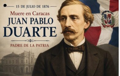 15 de julio de 1876: Muere en Caracas Juan Pablo Duarte, Padre de la Patria Dominicana