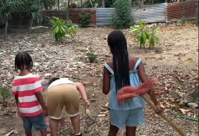 Cardi B vuelve a enviar a sus hijos a vacacionar al campo dominicano