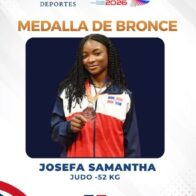 Samantha Josefa conquista medalla de bronce en judo para República Dominicana en Santo Domingo 2026