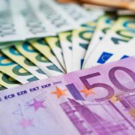 Billetes de euros. Precio.