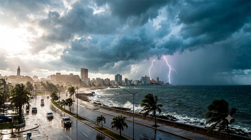 El tiempo Santo Domingo estará marcado este lunes