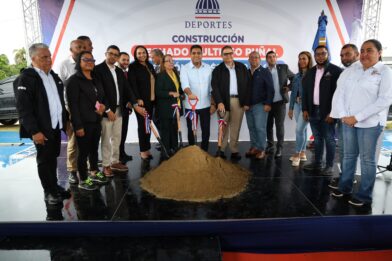 Ministro Kelvin Cruz inicia trabajos de construcción del multiuso del municipio Puñal - Noticias de hoy en República Dominicana | De Último Minuto