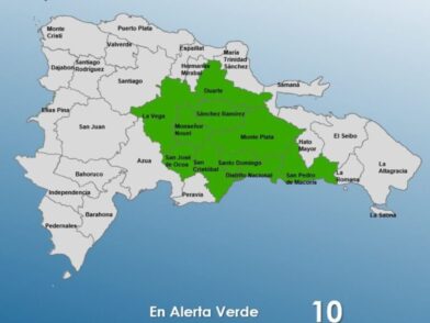 COE amplía a 10 las provincias en alerta verde por lluvias y riesgo de inundaciones