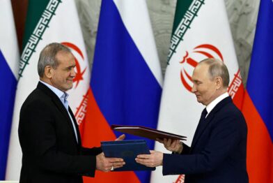 Ucrania acusa a Rusia de ayudar a Irán con imágenes satelitales