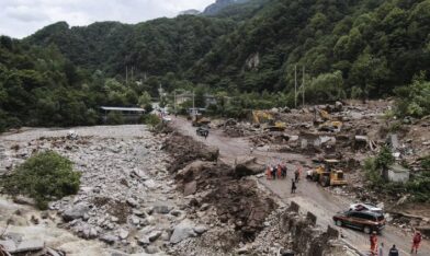 Deslizamiento de tierra en el noroeste de China deja cinco muertos y doce desaparecidos