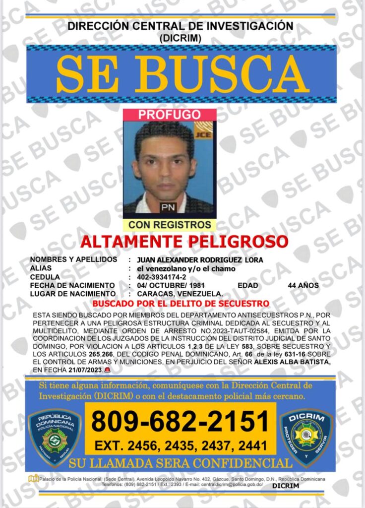 Policía Nacional activa búsqueda de ocho prófugos requeridos por distintos casos de rapto | 1 | Policía Nacional activa búsqueda de ocho prófugos requeridos por distintos casos de rapto - Noticias de hoy en República Dominicana | De Último Minuto