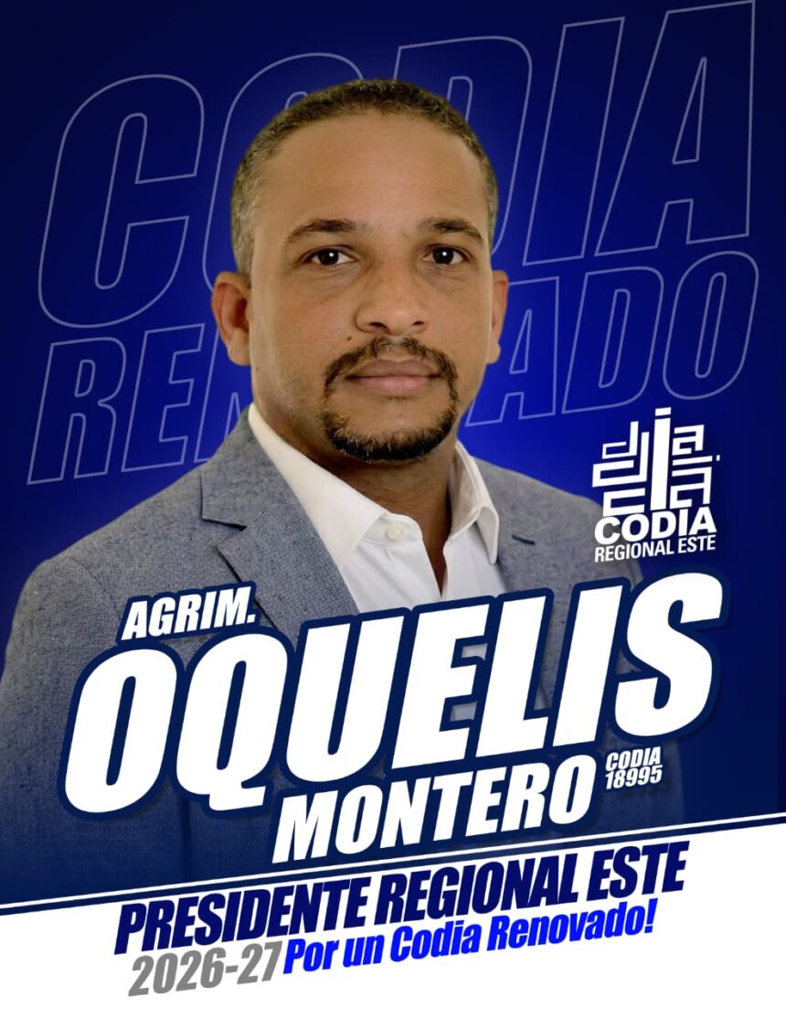 Oquelis Montero oficializa su candidatura a la presidencia del CODIA Regional Este