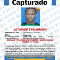 Capturan a “Tito”, acusado de matar a un joven y herir a otro en conflicto entre bandas en Santiago