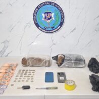 DINTEL ocupa más de ocho libras de presunta marihuana y arresta a dos hombres durante operativo