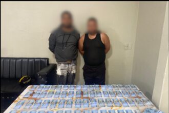 Policía recupera RD$154 mil robados a bancas de apuestas y captura a dos presuntos implicados en Santiago