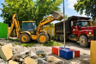 Infraestructura Escolar inicia reconstrucción de la Escuela Gregorio Luperón en San Luis