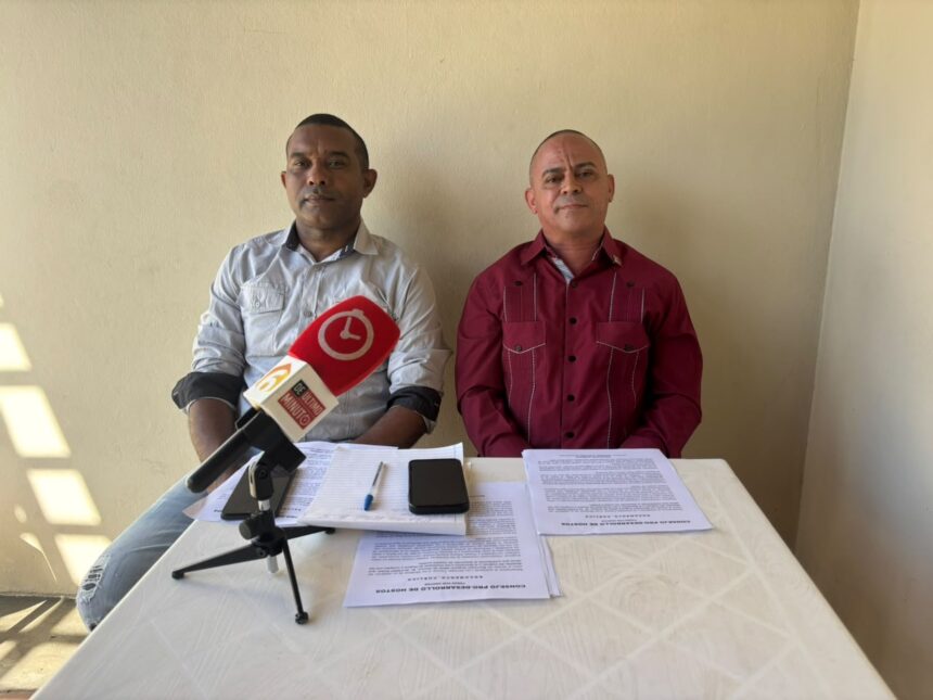 Comunitarios de Hostos exigen ejecución de obras y anuncian plan de lucha