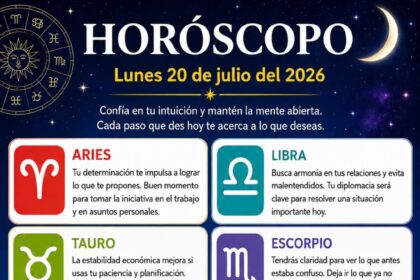 Horóscopo del 20 de julio de 2026