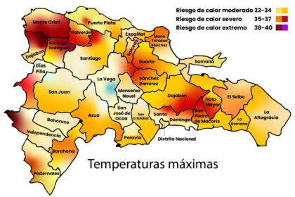 INDOMET advierte calor persistente y sensación térmica superior a 37 grados durante la próxima semana