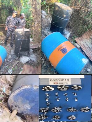 Policía Nacional ejecuta dos órdenes de arresto, ocupa drogas y desmantela fábrica clandestina de alcohol adulterado en Barahona