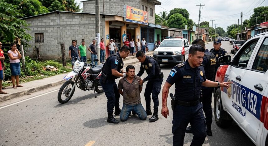 Guatemala: amenazó a vecinos con un arma, se enfrentó a la PNC y terminó muerto de un infarto en Guatemala