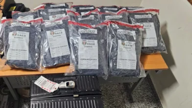 DNCD incauta 25 paquetes de presunta marihuana ocultos en una maleta llegada desde Nueva York