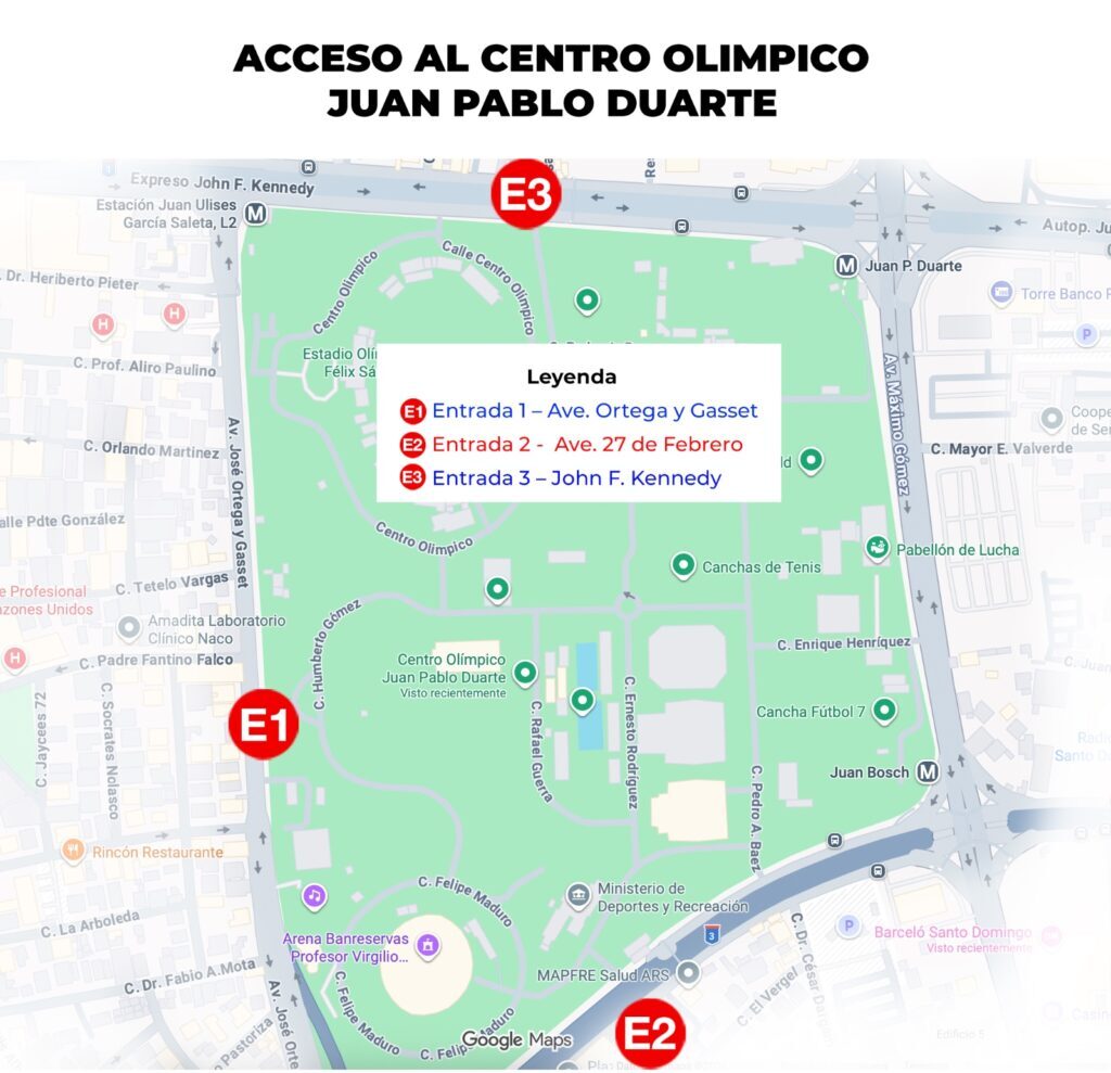 ¿Cómo ingresar al Estadio Olímpico Félix Sánchez para la ceremonia inaugural de Santo Domingo 2026?