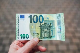 Billete de euro.
