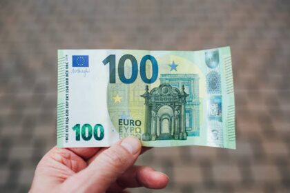 Billete de euro.