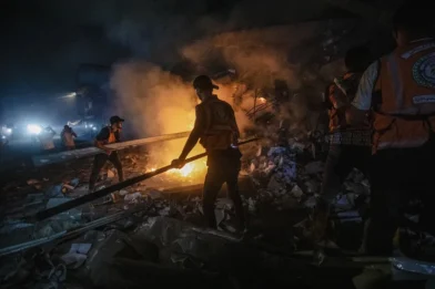 Un bombardeo israelí mata a dos miembros de la seguridad interna del centro de Gaza
