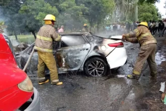 Una persona muere calcinada y dos resultan heridas tras accidente en SDN