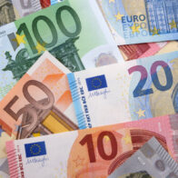 Various different Euros background