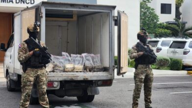 DNCD ocupa 321 paquetes de presunta cocaína ocultos en contenedor en Puerto Caucedo