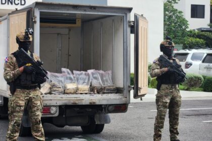 DNCD ocupa 321 paquetes de presunta cocaína ocultos en contenedor en Puerto Caucedo