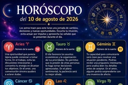 Horóscopo del 10 de agosto de 2026