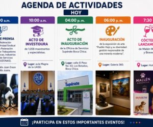 Agenda del día: miércoles 12 de agosto de 2026