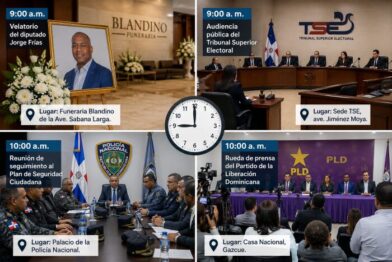 Agenda del día: lunes 10 de agosto de 2026