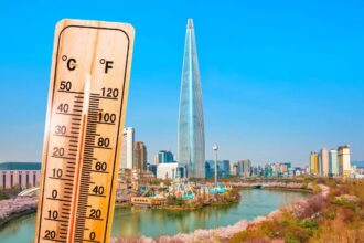 Corea del Sur rompe su récord histórico de temperatura, con 42,5 grados