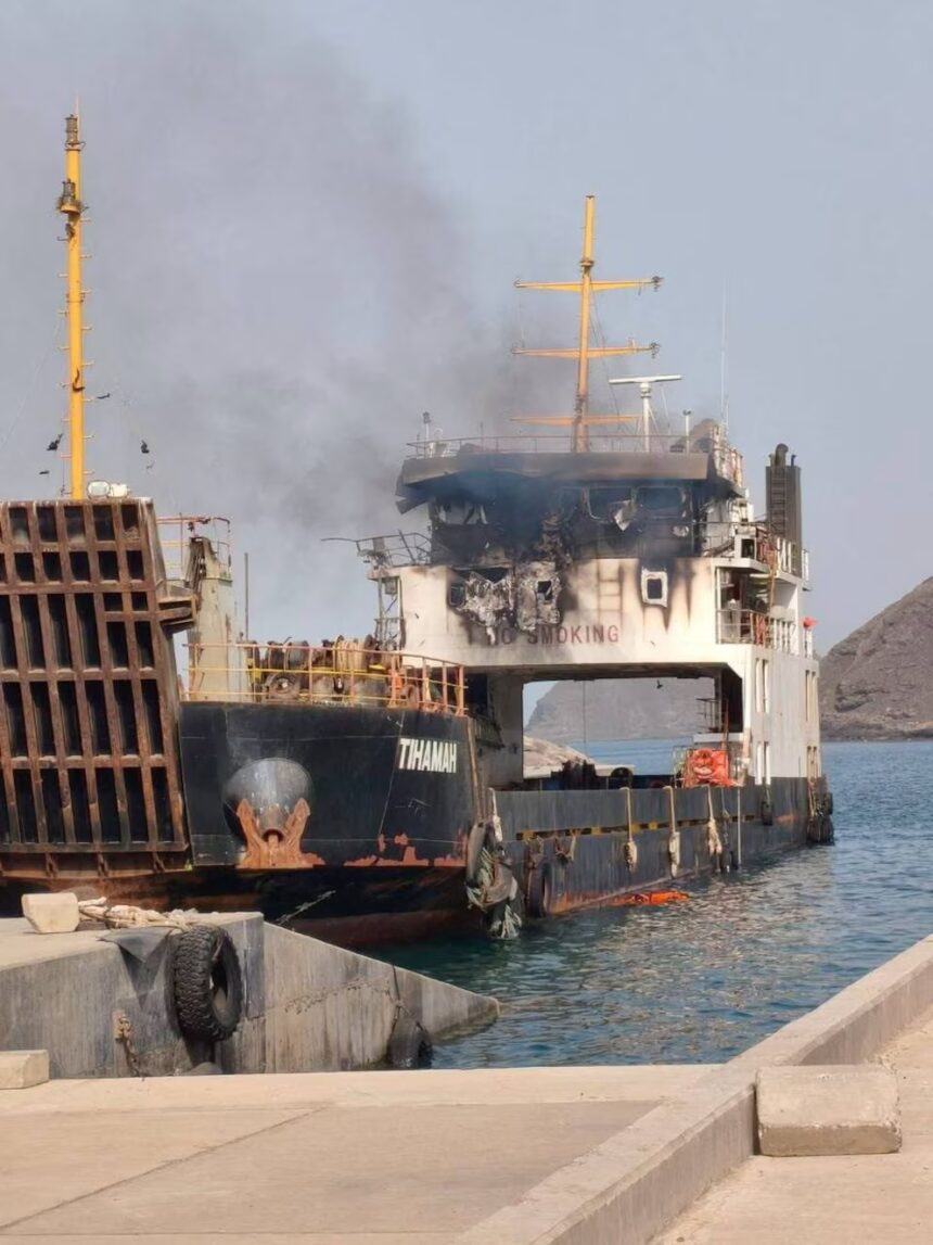 Hutíes aseguran ataque a buque saudita en Bab el-Mandeb