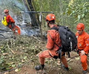 Cuatro personas mueren tras estrellarse un helicóptero en un área boscosa de Río de Janeiro