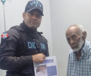 Policía Nacional localiza sano y salvo a hombre de 75 años reportado como desaparecido