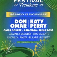 Festival Presidente 2026 anuncia etapas de venta de boletas y precios desde RD$3,900