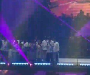 Abinader y Raquel se mueven al ritmo de “Chucuchá” en clausura de los JCC