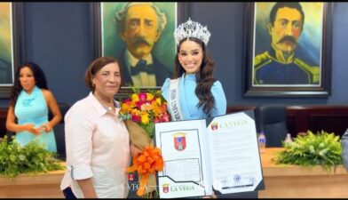 Melissa Núñez regresa a La Vega y recibe respaldo de las autoridades locales