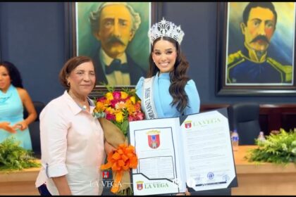 Melissa Núñez regresa a La Vega y recibe respaldo de las autoridades locales