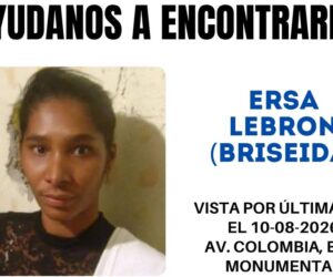 Reportan desaparición de Ersa Lebrón, vista por última vez en las proximidades del kilómetro 13
