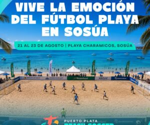 Puerto Plata se prepara para recibir a más de 150 futbolistas en el Puerto Plata Beach Soccer Cup 2026